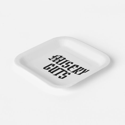 Misery Guts Papieren Bordje (Gebogen)