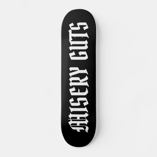Misery Guts Persoonlijk Skateboard (Voorkant)