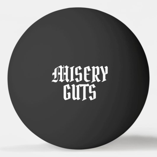 Misery Guts Pingpongbal (Achterkant)