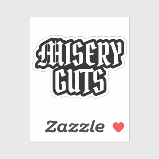 Misery Guts Sticker (Vel)