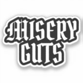 Misery Guts Sticker (Voorkant)