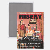 Misery Poster Magnet (Voorkant / Achterkant)