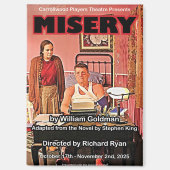Misery Poster Magnet (Voorkant)