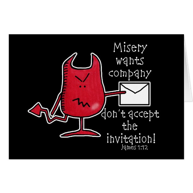 Misery wil Company-Devil met Envelope (Voorkant Horizontaal)