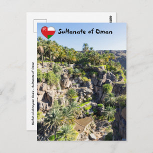 Misfah al abreyeen - Oman Briefkaart