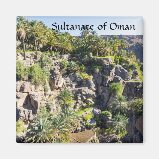 Misfah al abreyeen - Oman Magneet (Voorkant)