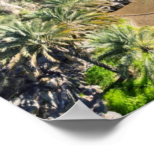 Misfah al abreyeen - Oman Poster (Hoek)