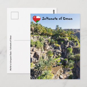 Misfah al Abriyeen - Oman Briefkaart