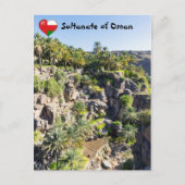 Misfah al Abriyeen - Oman Briefkaart (Voorkant)