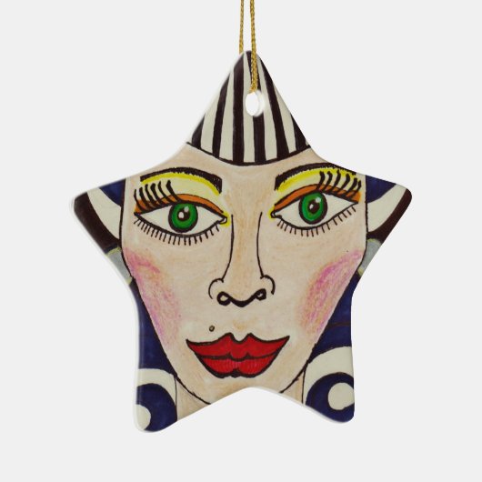 "Misfit Doll" Keramisch Ornament (Rechts)