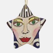 "Misfit Doll" Keramisch Ornament (Links)