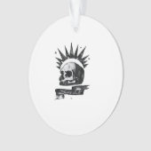 Misfit Skull Creative Character ArAcrylic Ornament (voorkant)