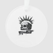 Misfit Skull Creative Character ArAcrylic Ornament (voorkant)