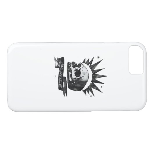 Misfit Skull Creative Character Art Style  Case-Mate iPhone Case (Achterkant (Horizontaal))