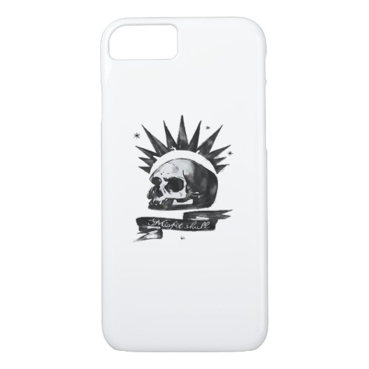 Misfit Skull Creative Character Art Style  Case-Mate iPhone Case (Achterkant)