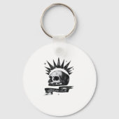 Misfit Skull Creative Character Art Style Keychain (Voorkant)