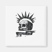 Misfit Skull Creative Character Art Style  Magneet (Voorkant)