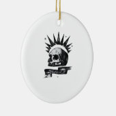 Misfit Skull Creative Character Art Style Ornament (Rechts)