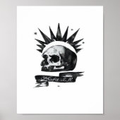 Misfit Skull Creative Character Art Style  Poster (Voorkant)