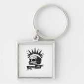 Misfit Skull Creative Character Art Style  Sleutelhanger (Voorkant)