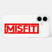 Misfit Stamp Case-Mate iPhone Case (Achterkant (horizontaal))