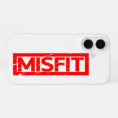Misfit Stamp iPhone 16 Hoesje (Achterkant horizontaal)