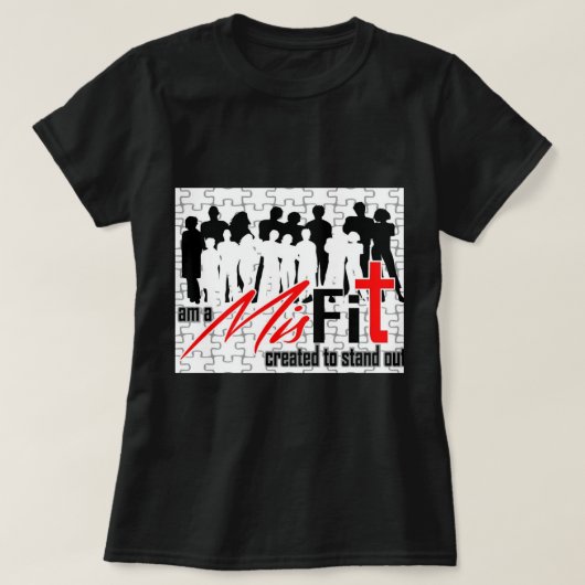 MisFit-T-shirt T-shirt (Design voorkant)