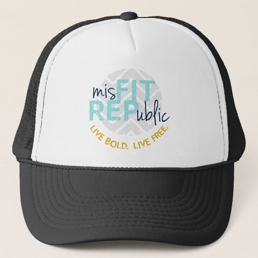 misFIT Trucker Hat Baby Blue Trucker Pet (Voorkant)