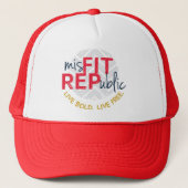 misFIT Trucker Hat red Trucker Pet (Voorkant)