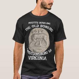 MISFITS BOWLING OUDE KOEIEN CHRISTIANSBURG VIRGINI T-SHIRT