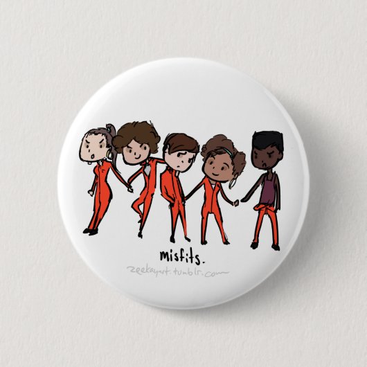 Misfits Cast Ronde Button 5,7 Cm (Voorkant)