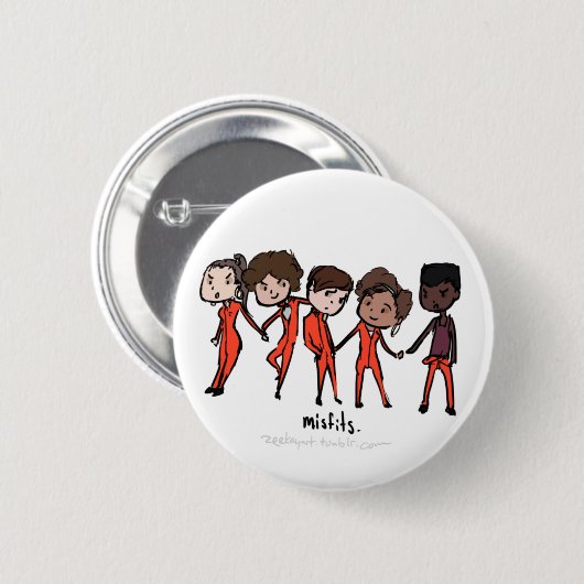 Misfits Cast Ronde Button 5,7 Cm (Voorkant /achterkant)