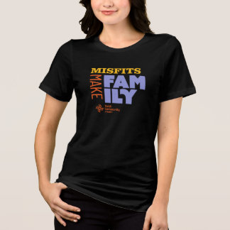 Misfits Make Family Donkere T-shirt