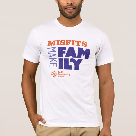 Misfits Make Family Light T-shirt (Voorkant)