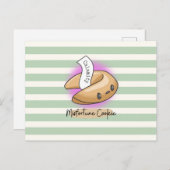 Misfortuin Cookie zegt Calamity Briefkaart (Voorkant / Achterkant)