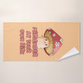 Misgeslacht op eigen risico Paddestoelhanddoek Badhanddoek (Badhanddoek)