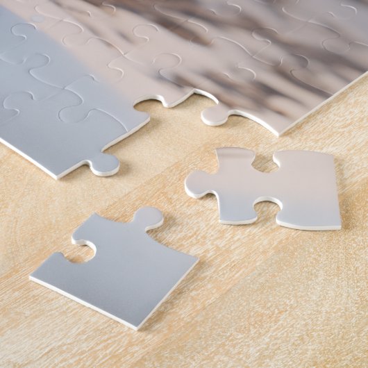 Misha - Een pluizige sneeuwluipaard Legpuzzel (Zijkant)