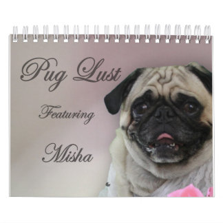 Misha voor Pug Lust Lingerie Agenda Kalender