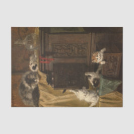 Mishandeling door Henriette Ronner-Knip Tissuepapier