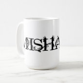 MISHAORU LOGO MUG KOFFIEMOK (Voorkant links)