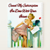 Mishap van 1950 door Gil Elvgren Planner (Achterkant)