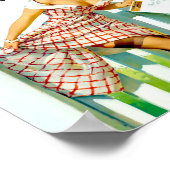 Mishap van 1950 door Gil Elvgren Poster (Hoek)