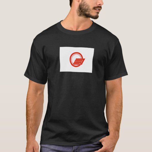 Mishima Japan Vlag T-shirt (Voorkant)