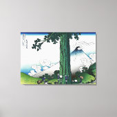 Mishima Pass in de provincie Kai Canvas Afdruk (Voorkant)