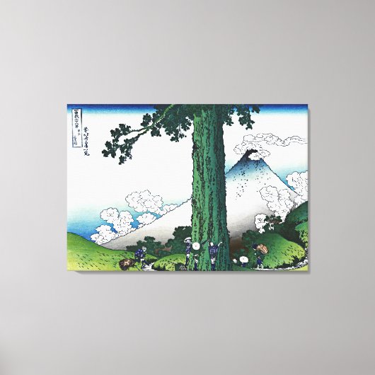 Mishima Pass in de provincie Kai Canvas Afdruk (Voorkant)