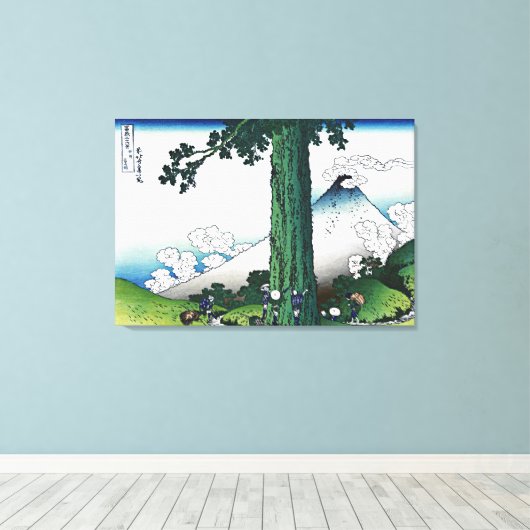 Mishima Pass in de provincie Kai Canvas Afdruk (Insitu (Houten vloer))