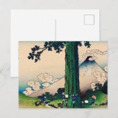 Mishima Pass in de provincie Kai door Katsushika H Briefkaart (Voorkant / Achterkant)