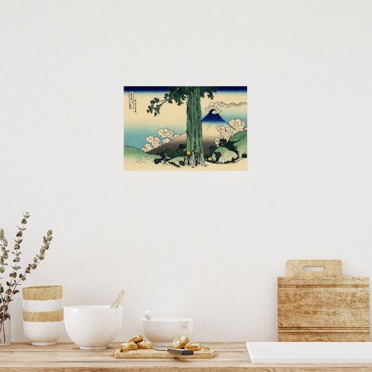 Mishima Pass in de provincie Kai Poster (Keuken)