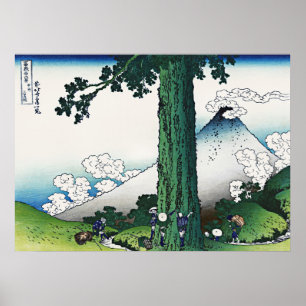 Mishima Pass in de provincie Kai Poster