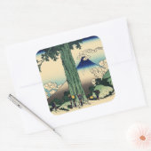 Mishima Pass in de provincie Kai Vierkante Sticker (Envelop)